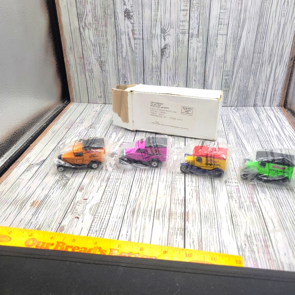 Diecast cars-Kelloggs cereal cars